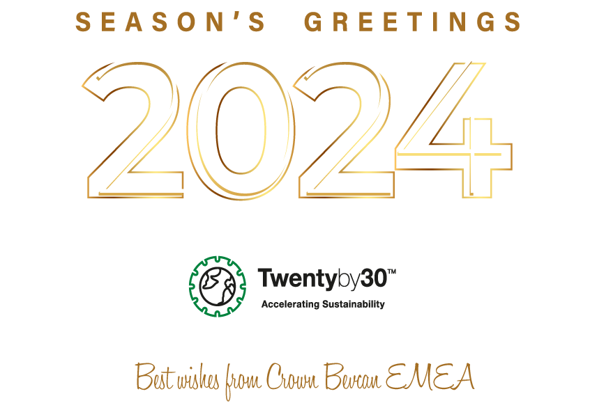 Crown 2024 season's greetings - best wishes from Crown Bevcan EMEA!