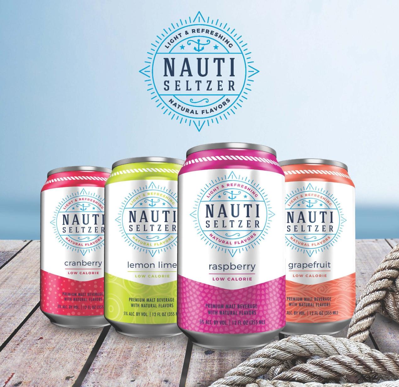 Nauti Seltzer in Crown Cans