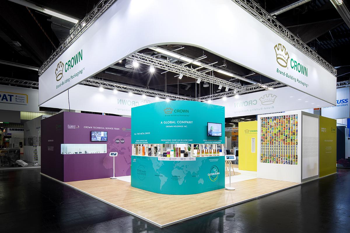 Crown display booth at BrauBeviale 2019
