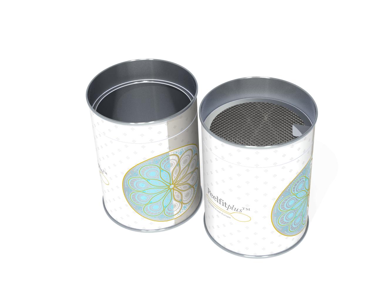 Peelfit Plus innovative metal can