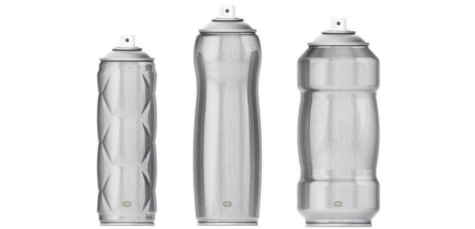 Shaped Crown Aerosol Cans