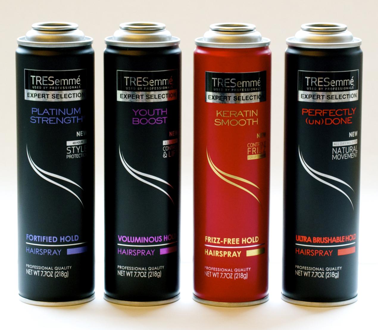 Crown cans for TRESemmé