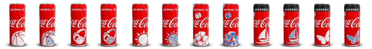 Coca-Cola Turkey thermochromic cans
