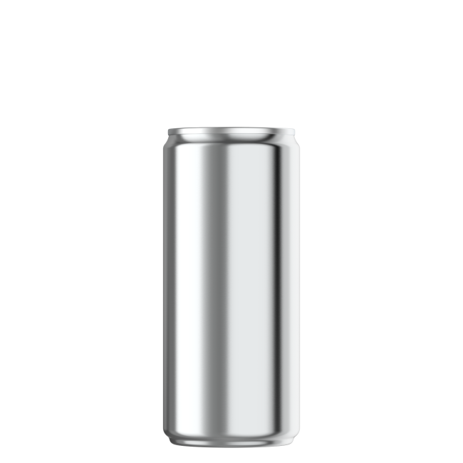 Plain aluminum can in CrownSleek 300ml