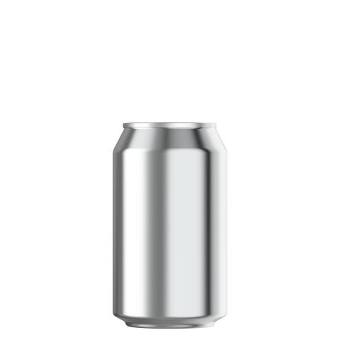 11.3oz silver beverage can