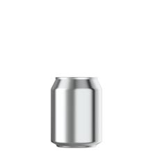 8oz silver beverage can
